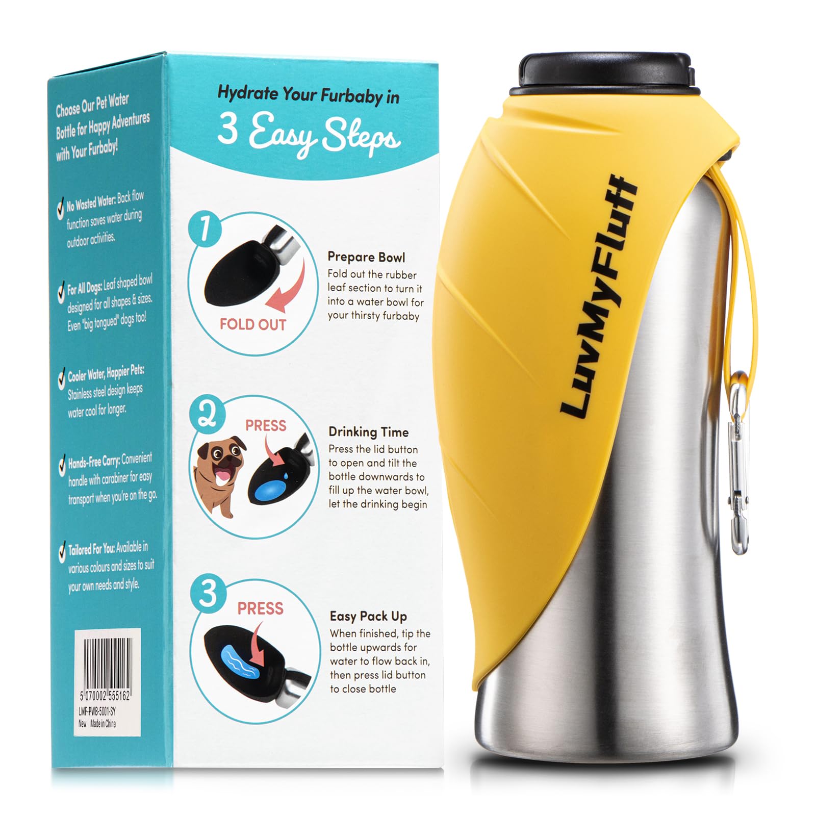 Happy home pet water bottle best sale